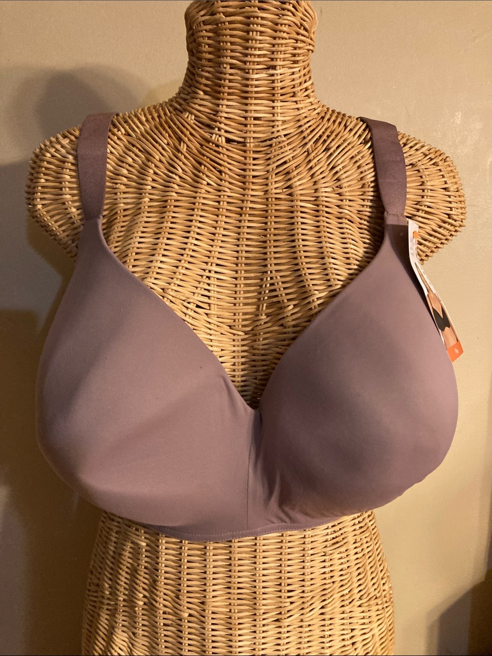 Wireless‎ Moulded  Bra - Mauve 46DD NWT